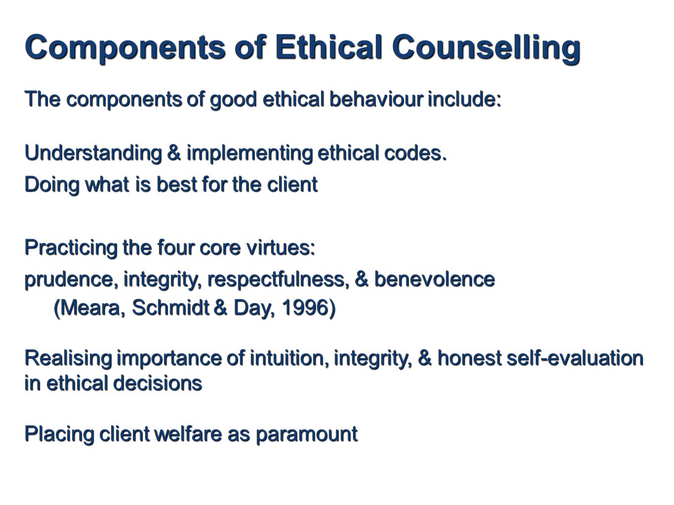 Module 15: Ethics of Evaluation
